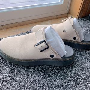 Dr. Martens Suede Carlson Casual Slingback Mules